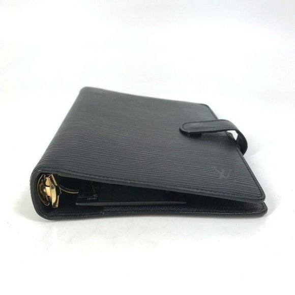 LOUIS VUITTON Epi AgendaMM cover case Notebook cover Epi Leather Black - Picture 10 of 15